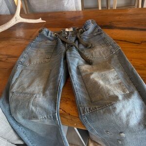 Free People Blue Flare Jeans